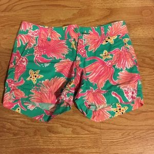 Lilly Pulitzer Callahan Shorts. Size 0